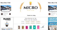 Desktop Screenshot of microbeerclub.com.au